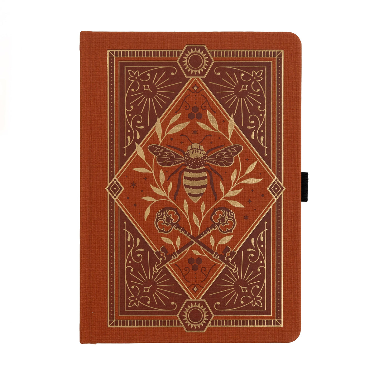Notebook; Keeper of Bees in Rust Letter Size Dot Grid | Archer and Olive
