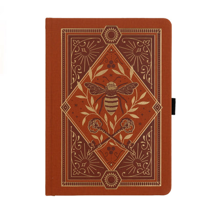 Notebook; Keeper of Bees in Rust Letter Size Dot Grid | Archer and Olive