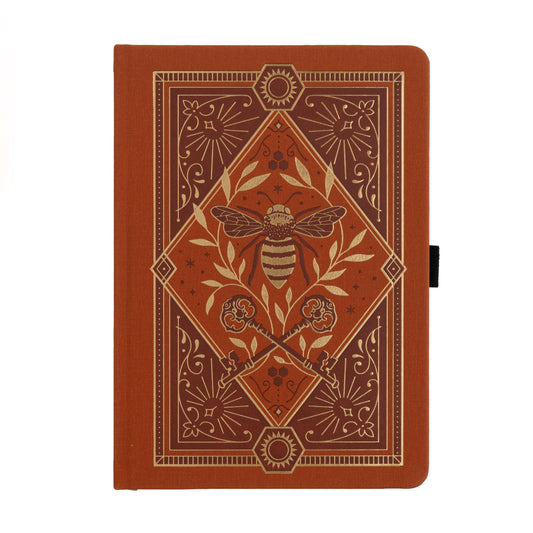 Notebook; Keeper of Bees in Rust Letter Size Dot Grid | Archer and Olive