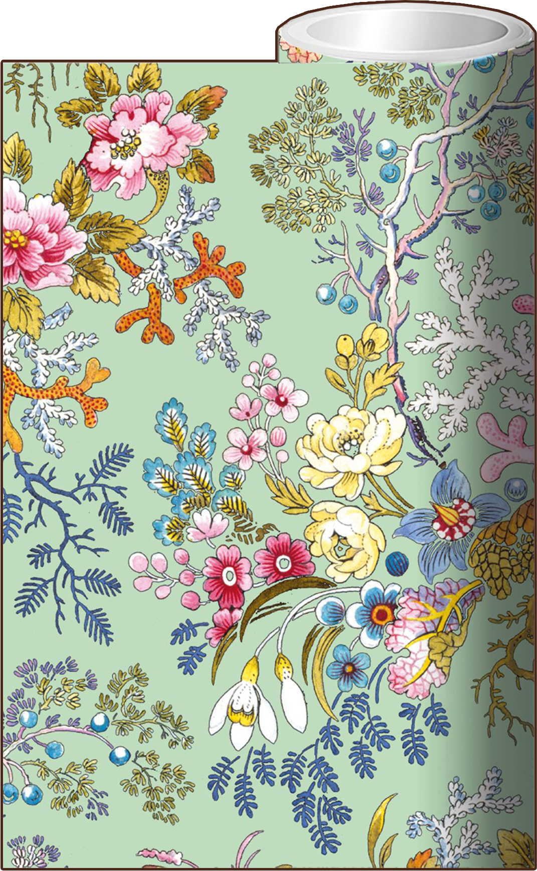Gift Wrap Roll; Kilburn Coral | Museums & Galleries
