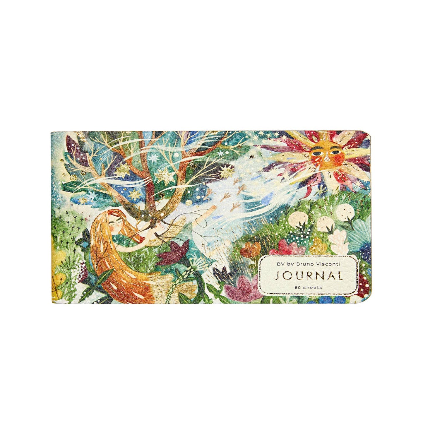 Horizontal Weekly Planner; Electric Fantasy (Vegan Leather)