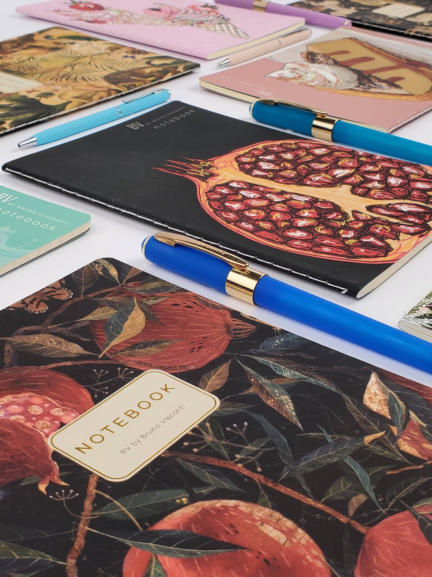 A5 Notebook; Pom on the Vine - BV by Bruno Visconti