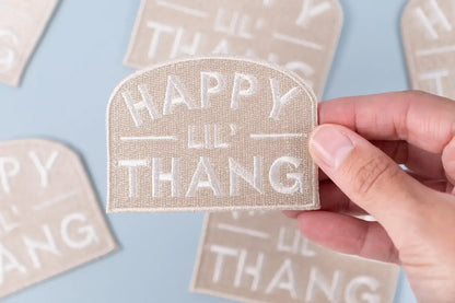 Iron-On Patch; Happy Lil' Thang | Field Trip Threads