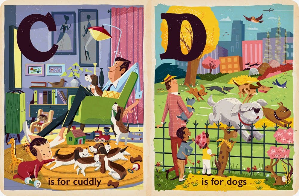 Board Book; D Is for Dogs | Gibbs Smith