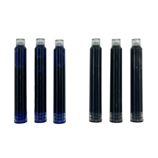 Fountain Pen Refills; Splendid Duo - Black & Blue Ink Cartridges