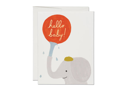 Baby Card; Little Elephant