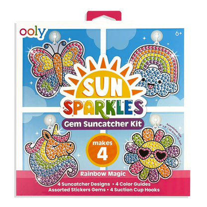 OOLY Sun Sparkles Gem Suncatcher Kit | Rainbow Magic