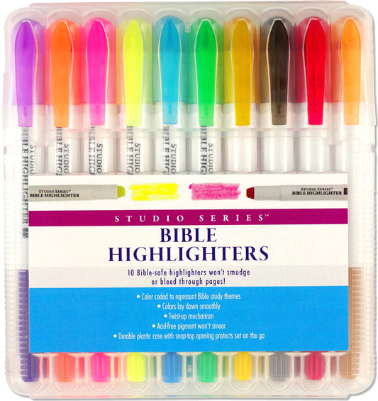 Bible Highlighters (Set of 10 Gel Highlighters)