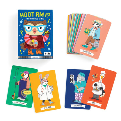 Charades Card Game; Hoot am I?