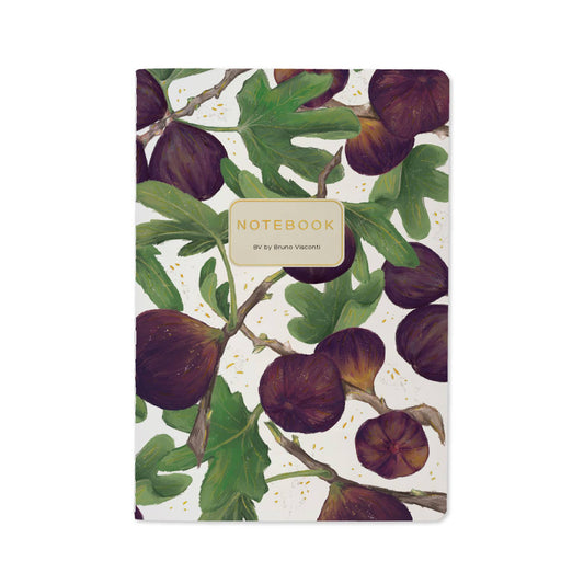 Notebook; Figs on White (Size A5)