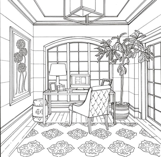 Coloring Book; Color At Home (80 Pages)