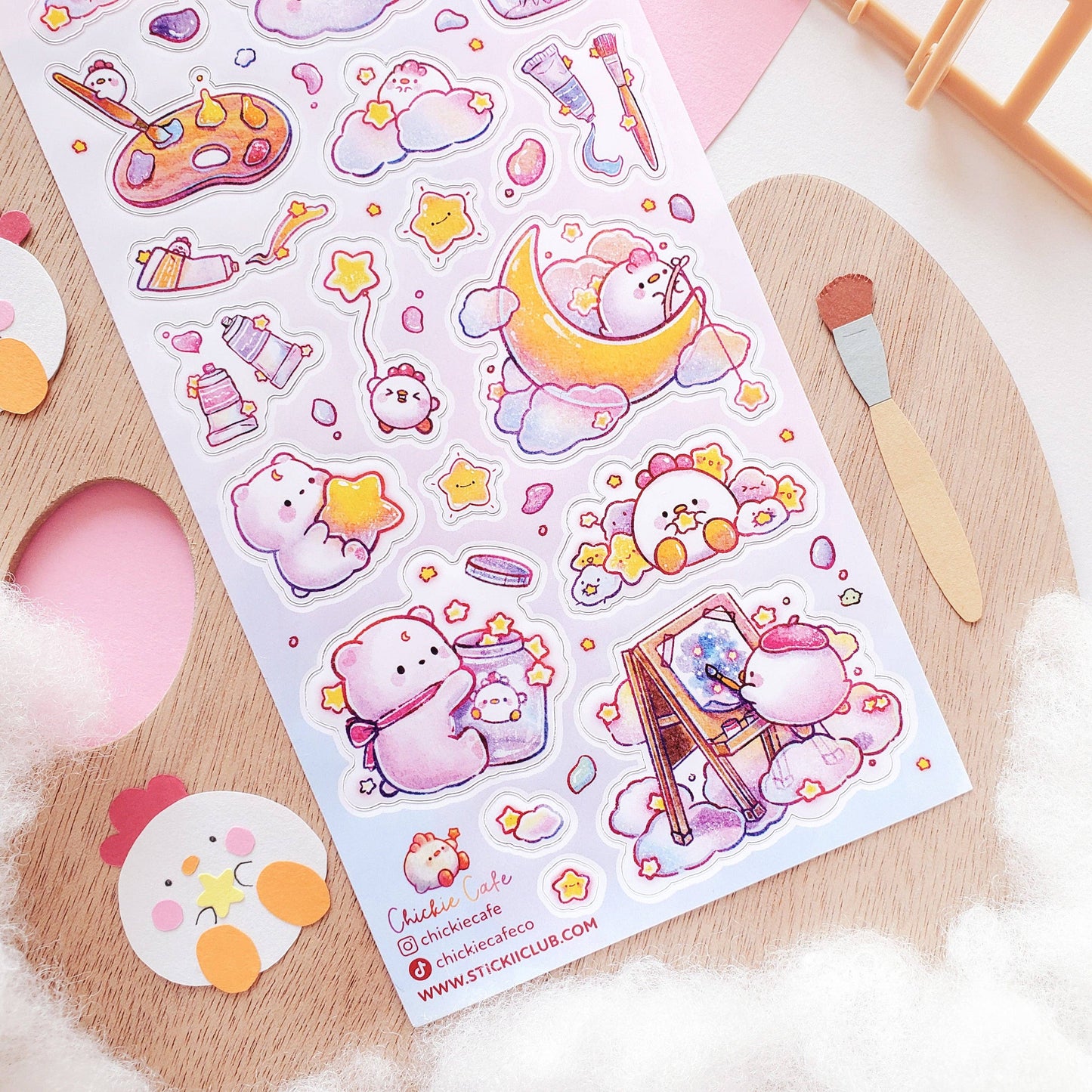 Stickii Sticker Sheet; Starlight Studio