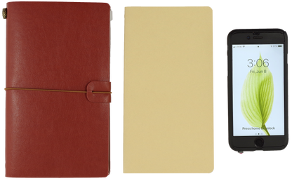 Voyager Notebook; Burgundy