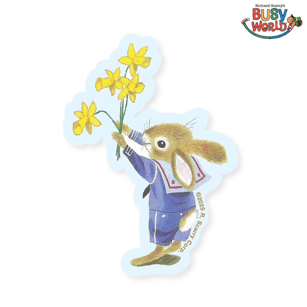 Richard Scarry® - Sailor Bunny Dandelion Sticker