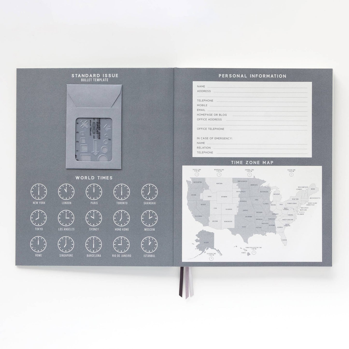 Notebook; Standard Issue No. 3 (Black, Elastic Closure)