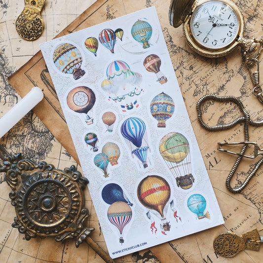 Sticker Sheet; Voyage to the Skies