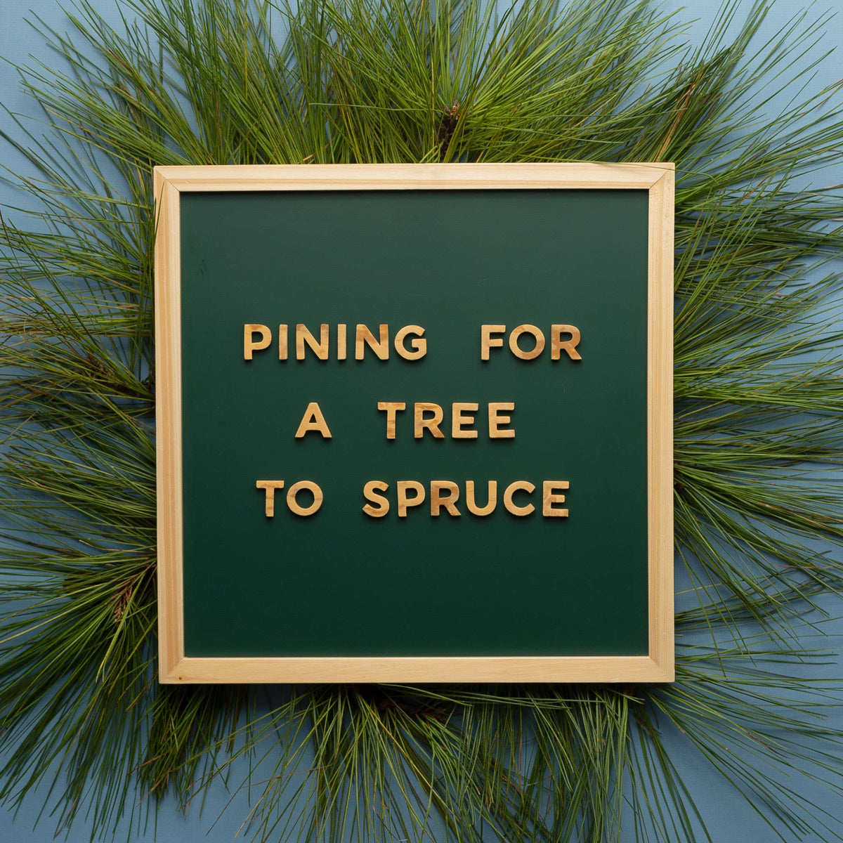Magnetic Letters; Faux Wood Southern Pine | The Type Set Co.