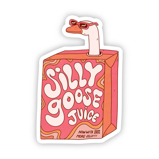 Vinyl Sticker; Silly Goose Juice