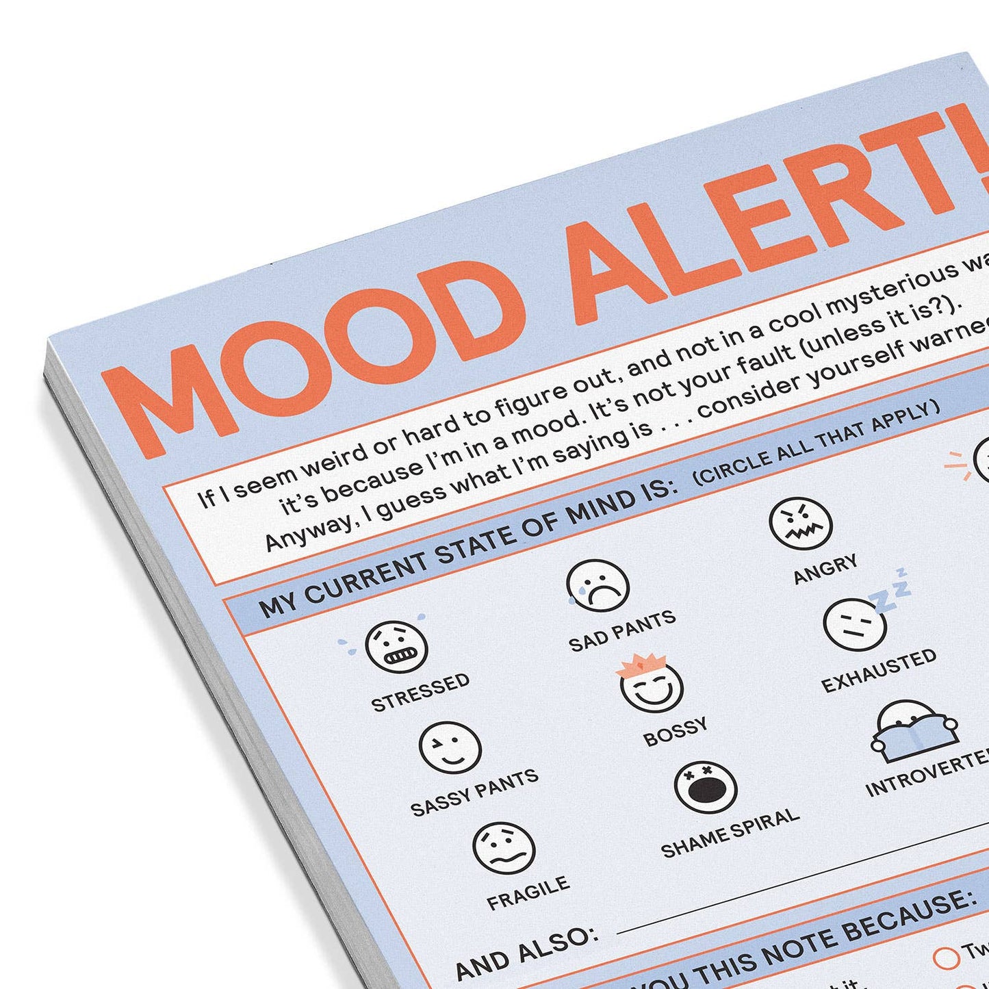 Nifty Notepad; Today's Mood