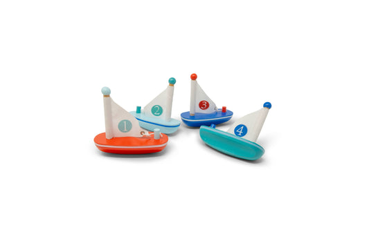 My Lil Wooden Sailboats (4 Colors)