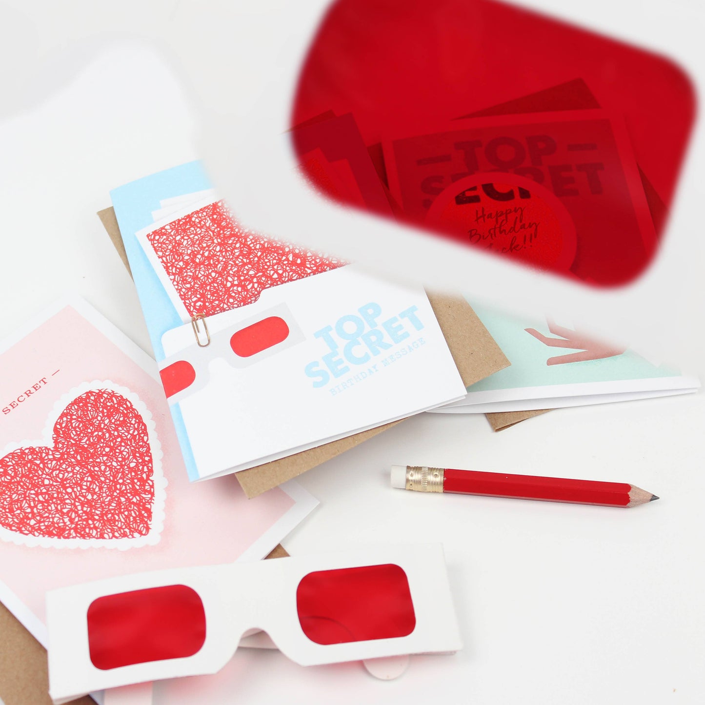 Greeting Card; Top Secret Spyglass (Decoder Card)