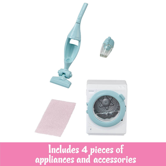 Calico Critters; Dollhouse Furniture, Laundry & Vacuum (Collectible Toys)