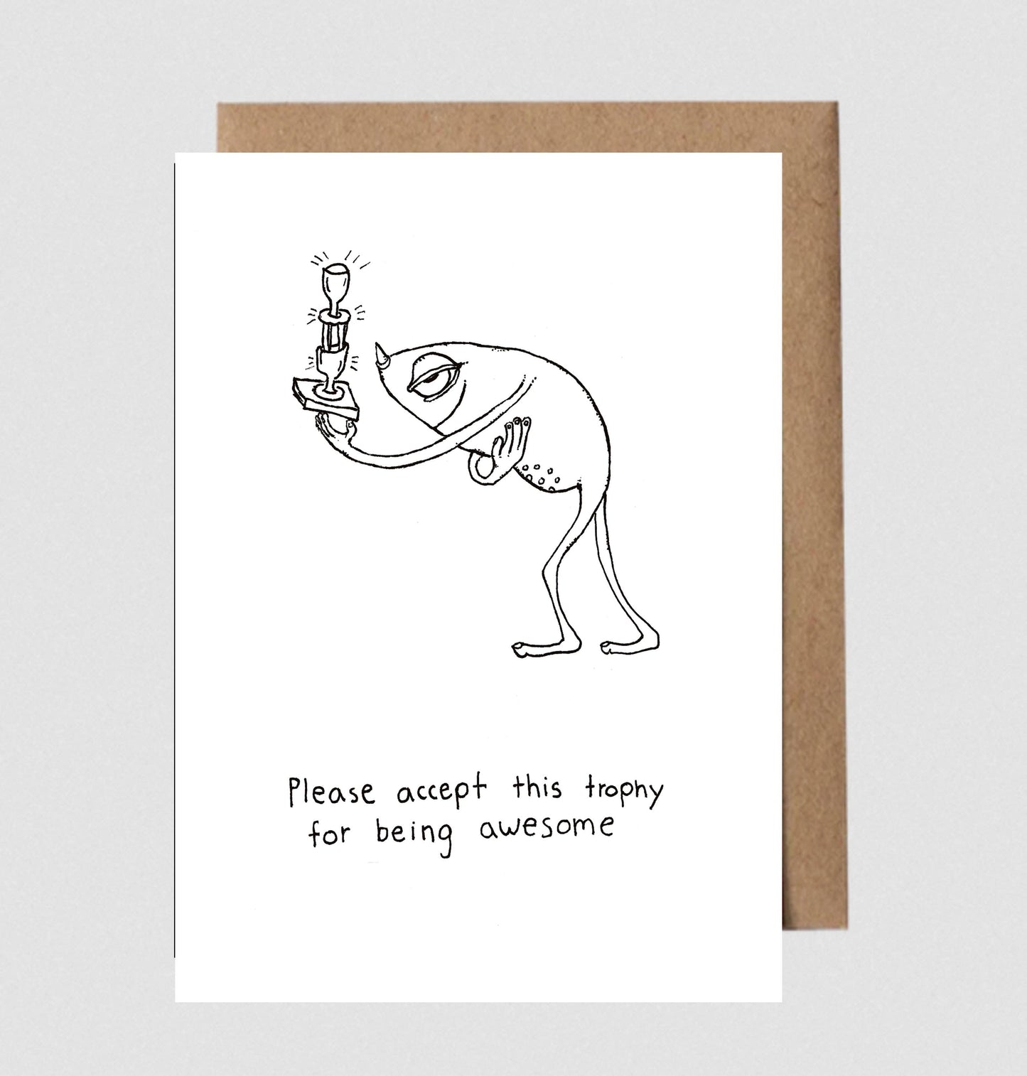 Greeting Card; Trophy