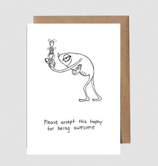 Greeting Card; Trophy
