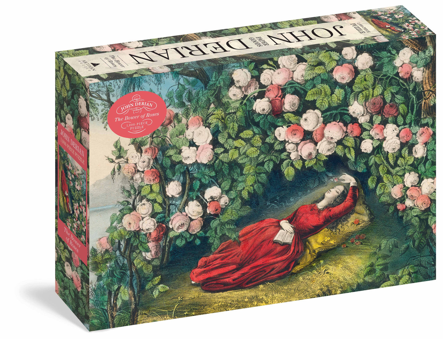 Jigsaw Puzzle; John Derian Bower of Roses (1,000-Piece Puzzle)