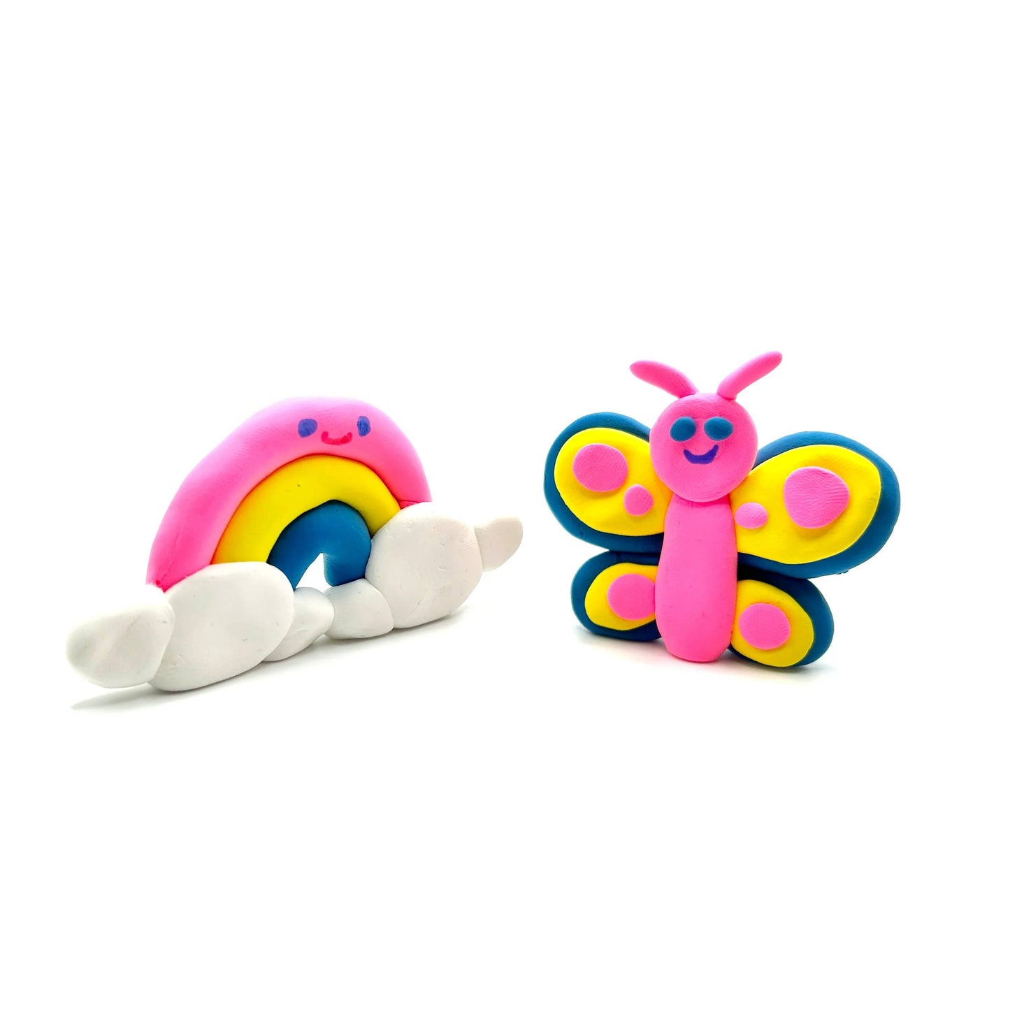 Ooly Creatibles D.I.Y. Air-Dry Clay Kit: Rainbow BFFs (Set of 4)