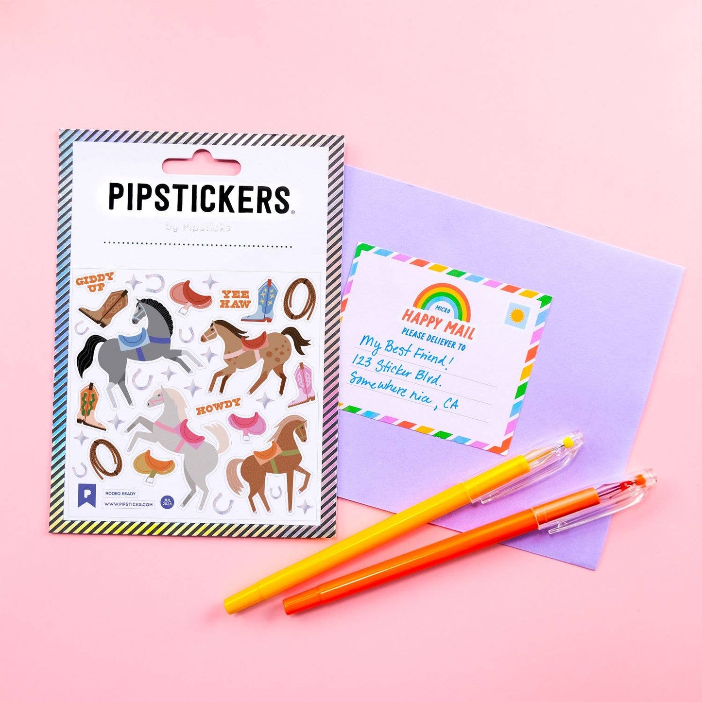 Pipsticks Sticker Sheet; Rodeo Ready