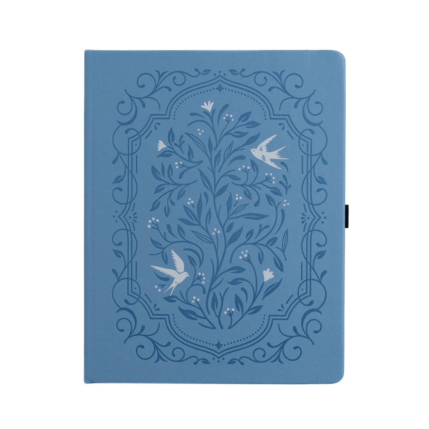 Dot Grid Notebook; Songbird In Blue