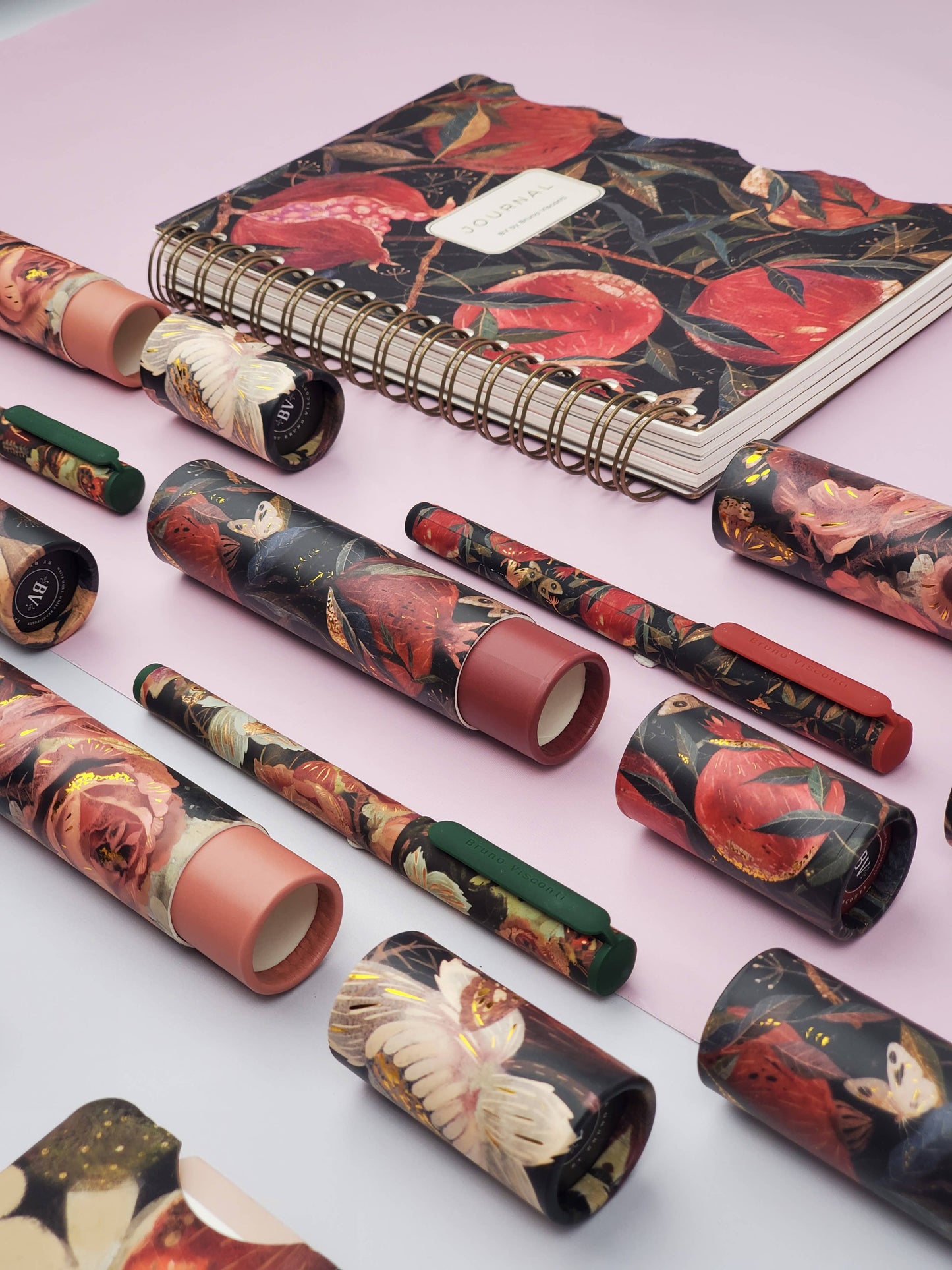 Ballpoint Pen; DreamWrite - Lush Flora Series (Black Ink)