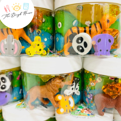 Magical Jars; Fun Size Zoo (Sensory Dough & Trinkets)