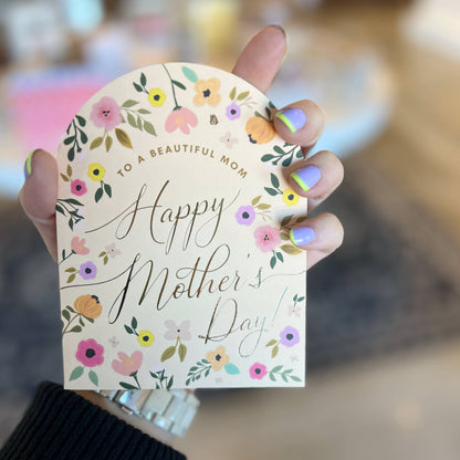 Mother's Day Card; Beautiful Floral Arch