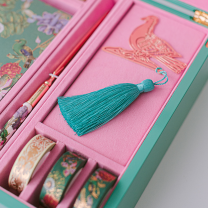 Illumination Lacquer Keepsake Stationery Set; Bird Menagerie By Good Juju Ink