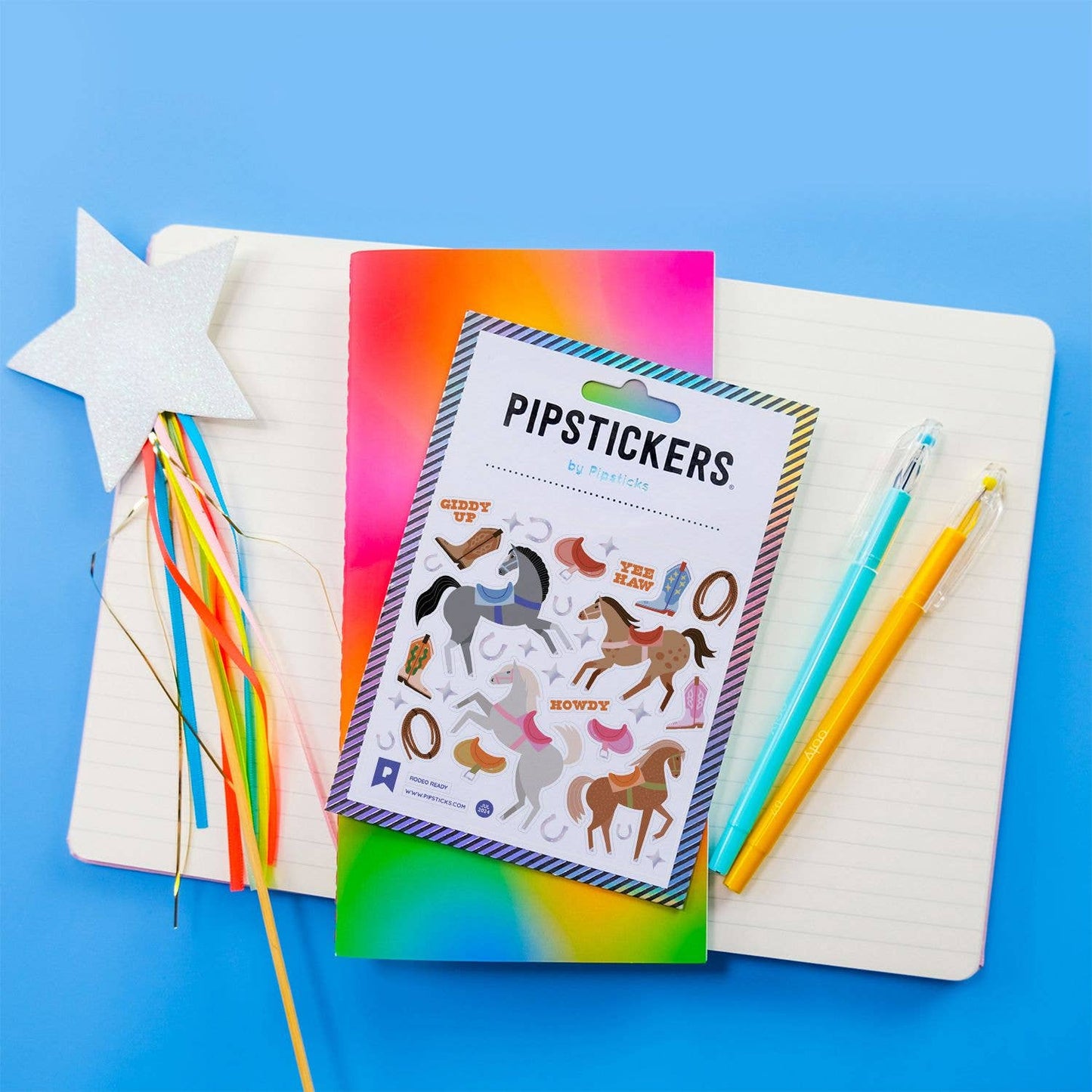 Pipsticks Sticker Sheet; Rodeo Ready