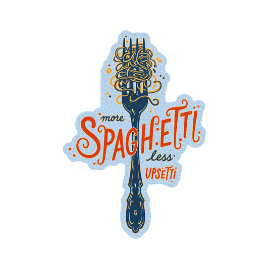 Vinyl Sticker; Spaghetti