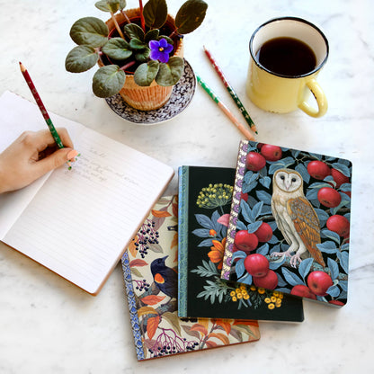 Eeboo Luxe Journal; Autumn Blackbirds