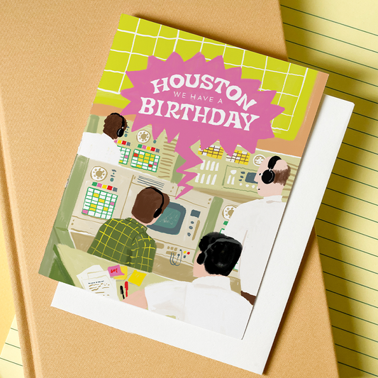 Birthday Card; Houston, We Have a Birthday Card (Funny Space)