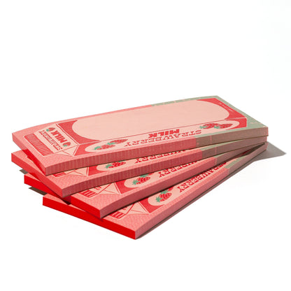 Notepad; Strawberry Milk (Risograph)