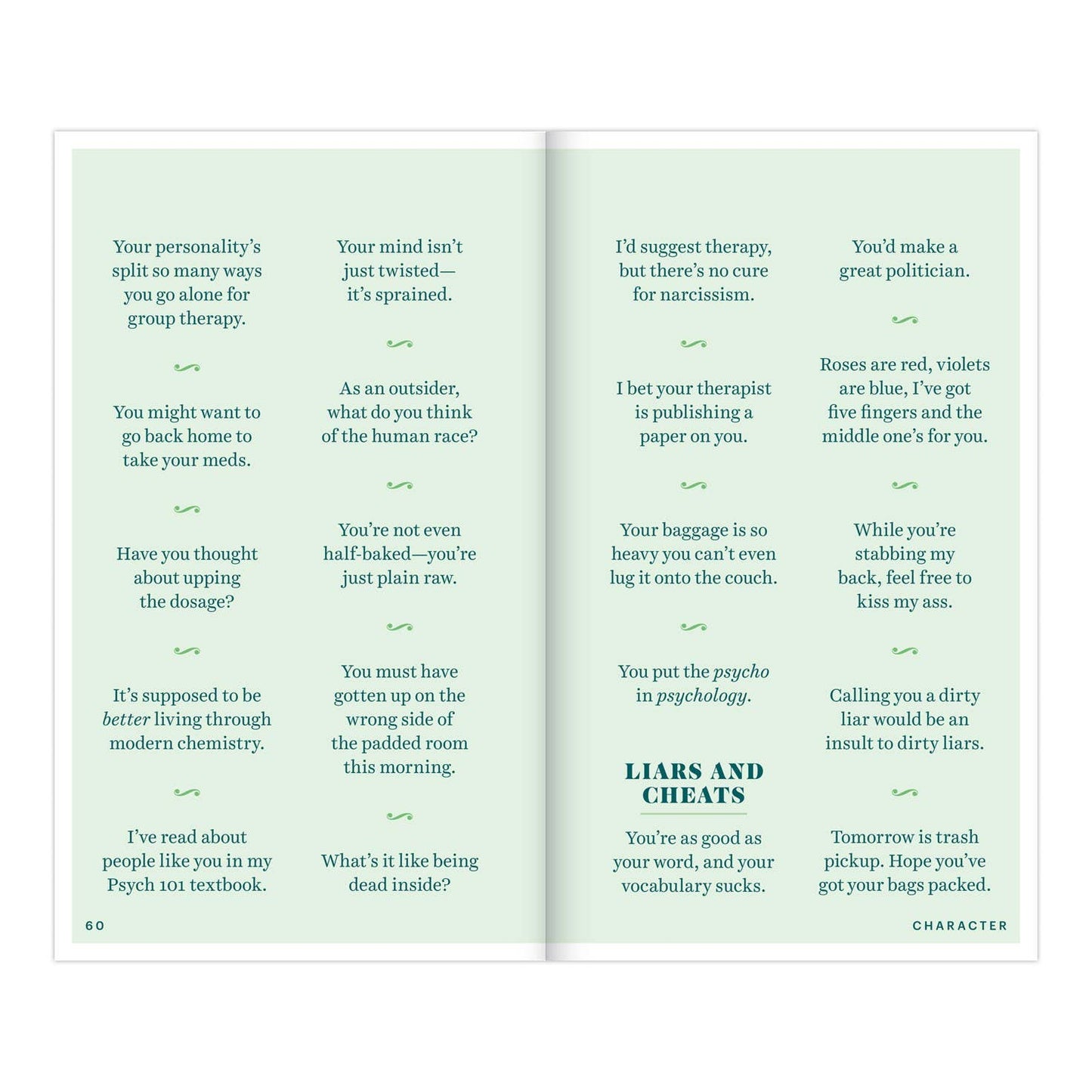 Insults & Comebacks Lines for All Occasions