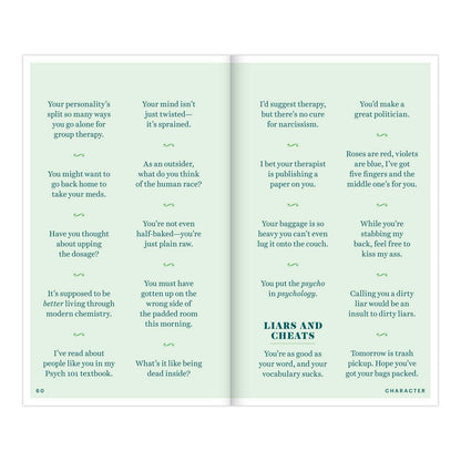 Insults & Comebacks Lines for All Occasions