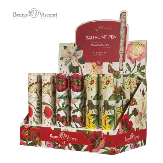 Ballpoint Pens; DreamWrite Bloom Flora Series (3 Designs)