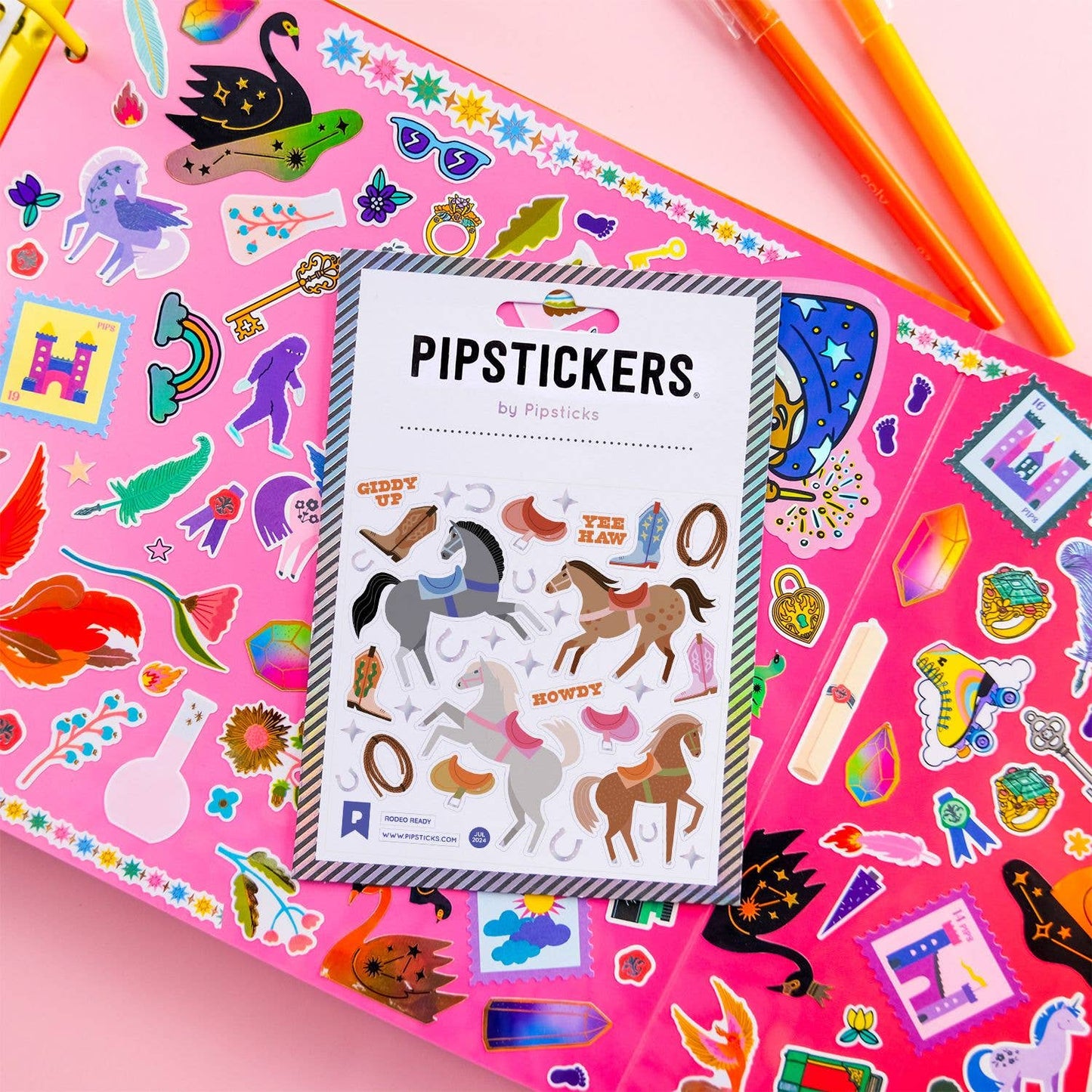 Pipsticks Sticker Sheet; Rodeo Ready