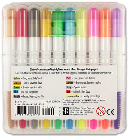 Bible Highlighters (Set of 10 Gel Highlighters)