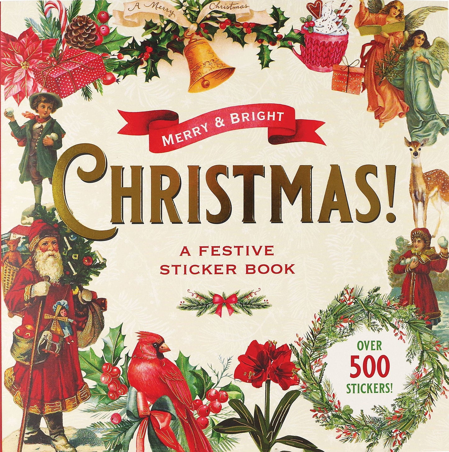 Sticker Book; Merry & Bright Christmas! (Over 500 Stickers)