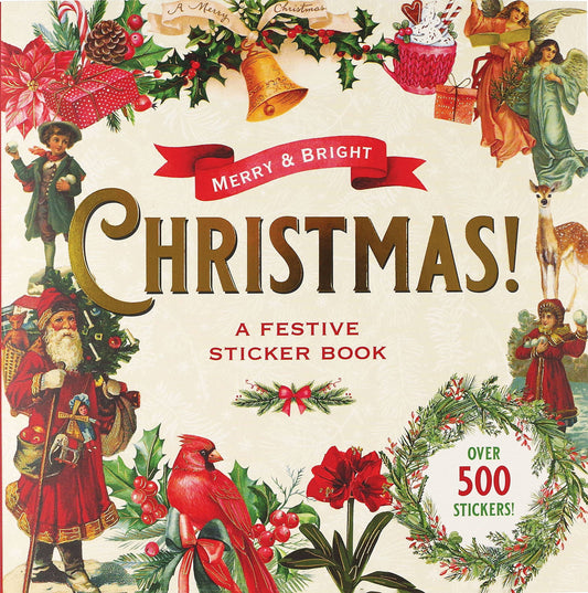 Sticker Book; Merry & Bright Christmas! (Over 500 Stickers)