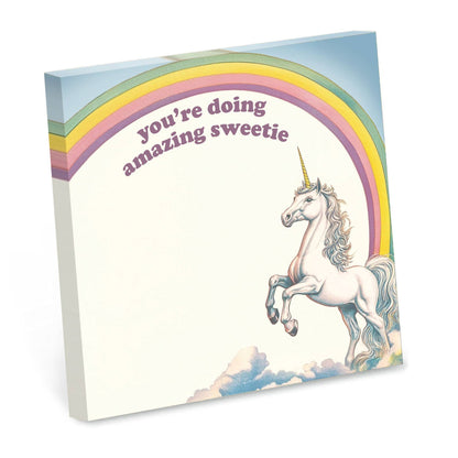 Sticky Note Pad; You're Doing Amazing (Funny Motivational)