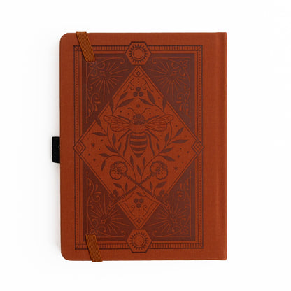 Notebook; Keeper of Bees in Rust Letter Size Dot Grid | Archer and Olive